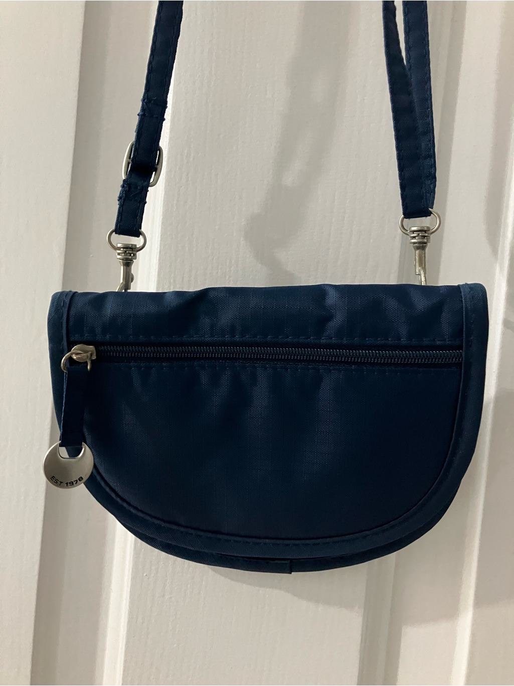 Travelon Navy Small Crossbody/Fanny Pack Shoulder Bag